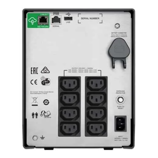 APC Smart-UPS C 1500VA LCD 230V with SmartConnect_Connectors