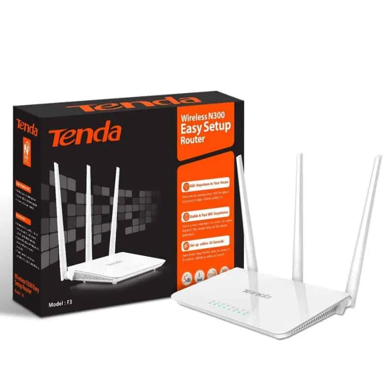 Tenda F3 N300 300Mbps Wireless Router