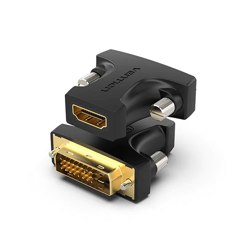 Vention HDMI Female to DVI (24+1) Male Adapter Black_ devicestech.co.ke