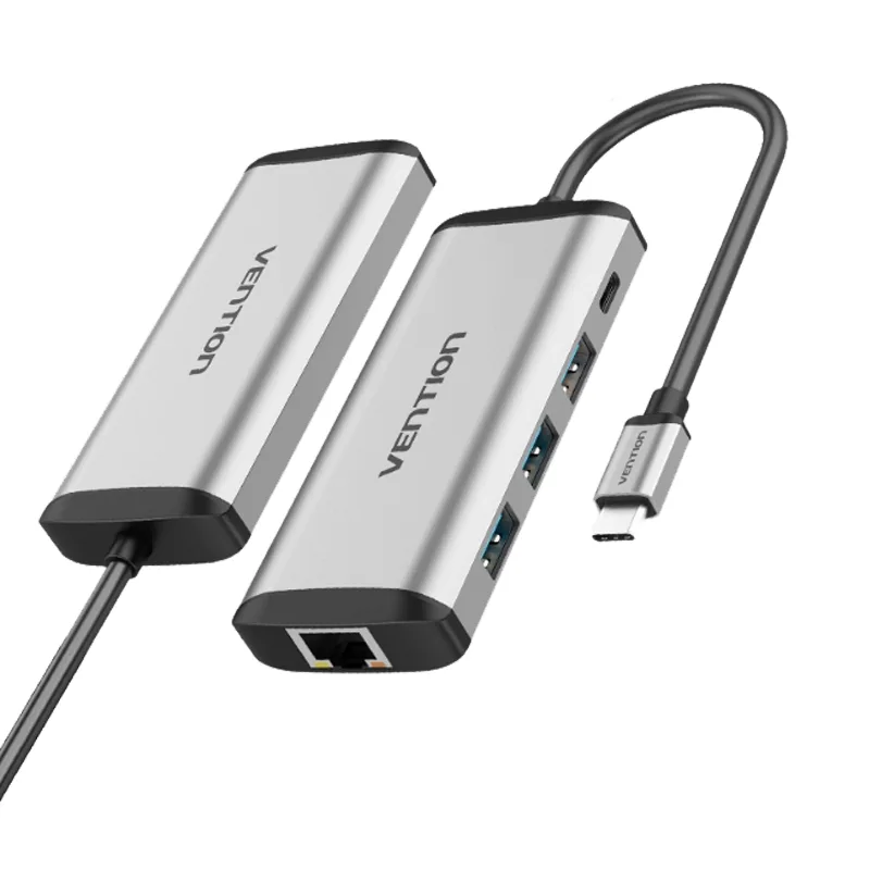 Vention USB-C MULTI-FUNCTIONAL 5 in 1 DOCKING STATION _devicestech.co.ke